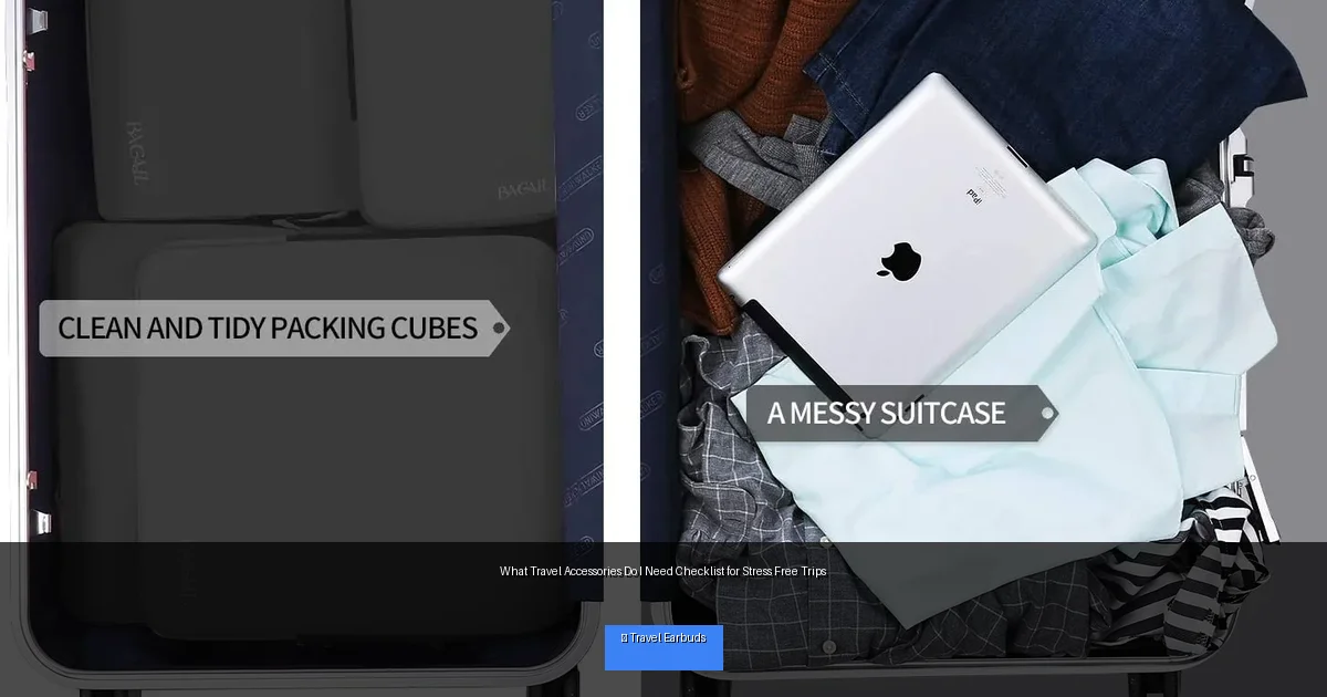 What Travel Accessories Do I Need Checklist for Stress Free Trips