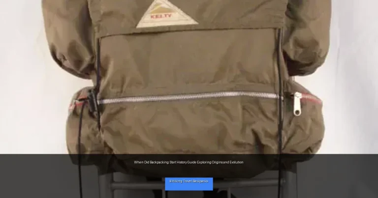 When Did Backpacking Start History Guide Exploring Origins and Evolution