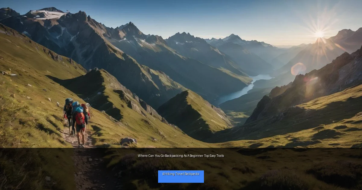 Where Can You Go Backpacking As A Beginner Top Easy Trails