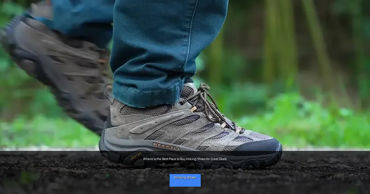 Where is the Best Place to Buy Hiking Shoes for Great Deals