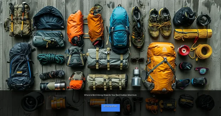 Where to Rent Hiking Shoes for Your Next Outdoor Adventure