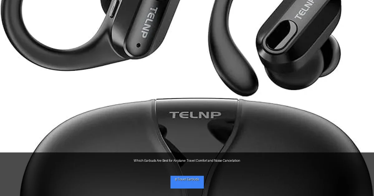Which Earbuds Are Best for Airplane Travel Comfort and Noise Cancelation