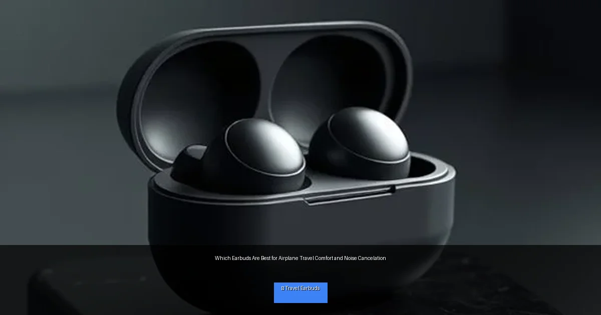 Which Earbuds Are Best for Airplane Travel Comfort and Noise Cancelation