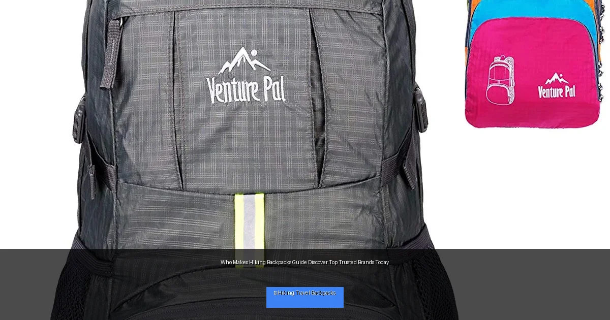 Who Makes Hiking Backpacks Guide Discover Top Trusted Brands Today