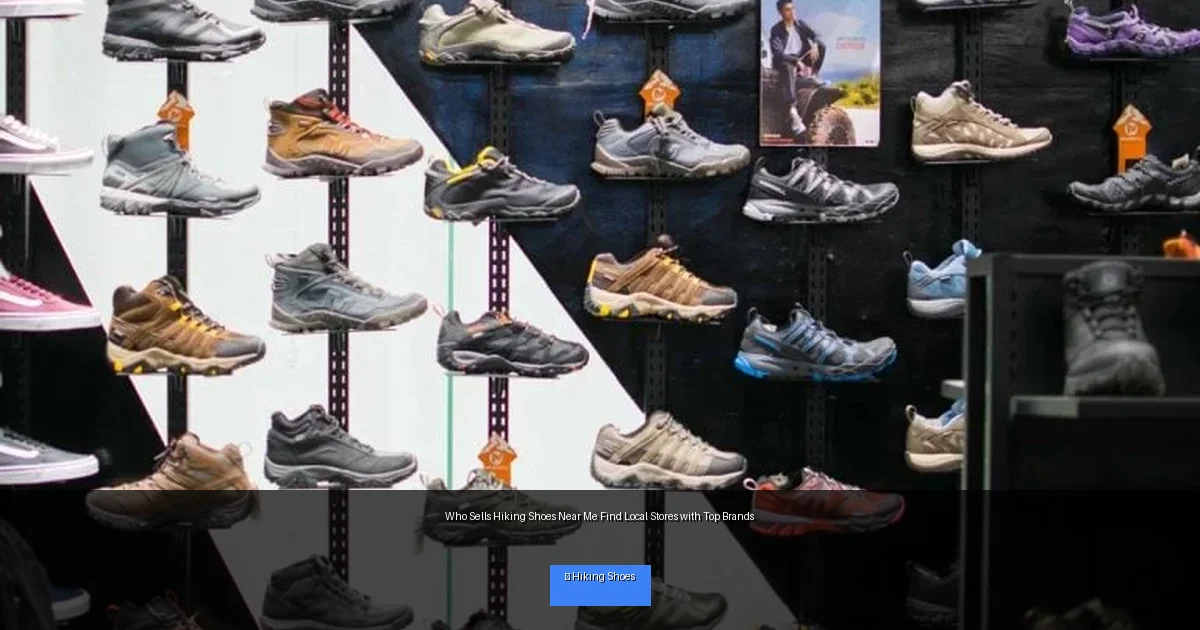 Who Sells Hiking Shoes Near Me Find Local Stores with Top Brands