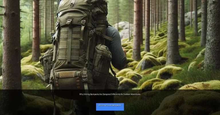 Why Hiking Backpacks Are Designed Differently for Outdoor Adventures