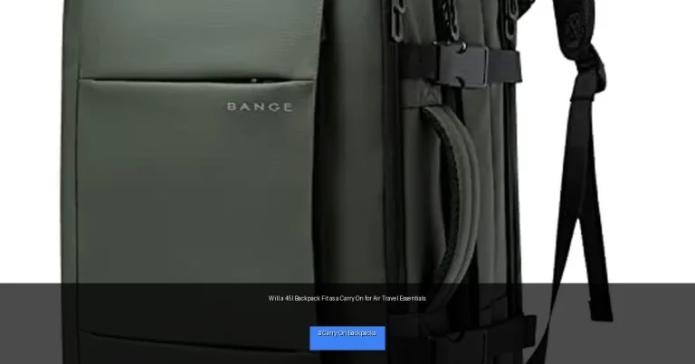 Will a 45l Backpack Fit as a Carry On for Air Travel Essentials