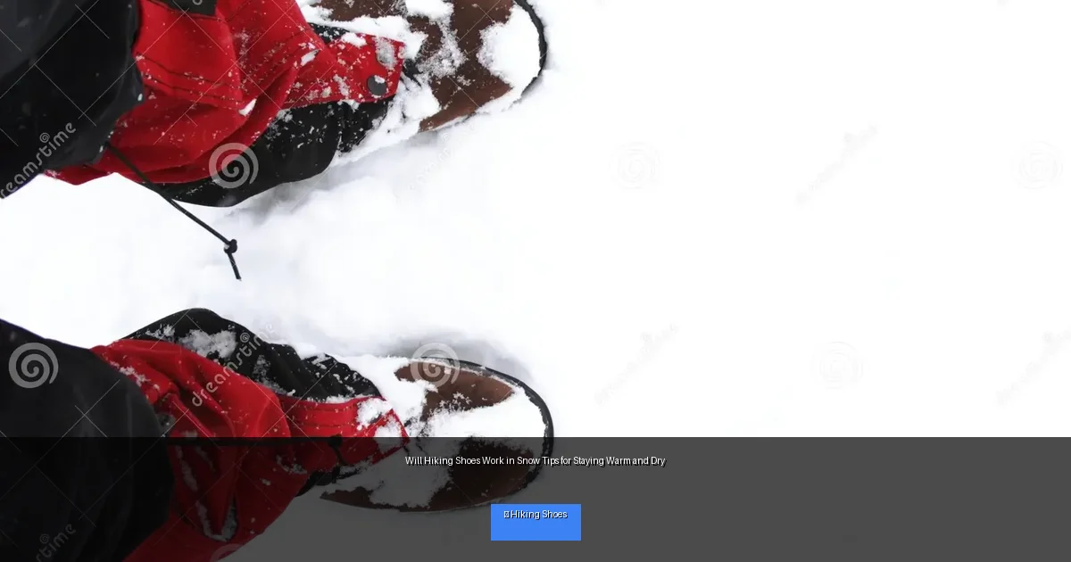 Will Hiking Shoes Work in Snow Tips for Staying Warm and Dry