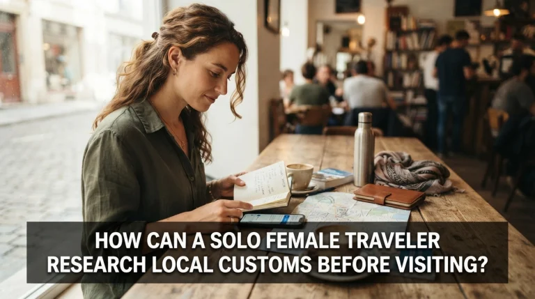 How Can a Solo Female Traveler Research Local Customs Before Visiting