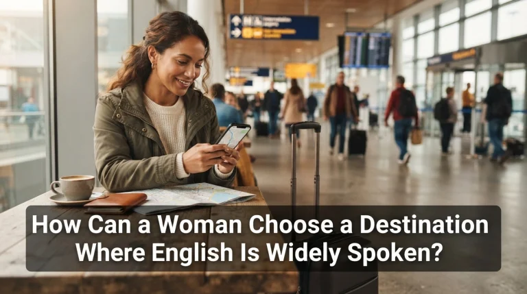 How Can a Woman Choose a Destination Where English Is Widely Spoken