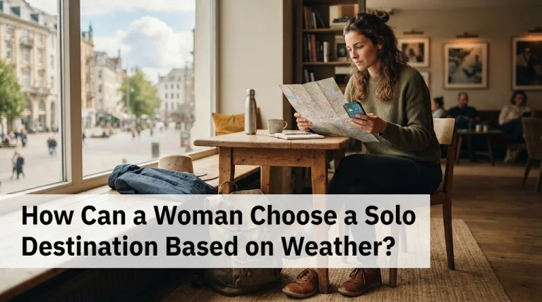 How Can a Woman Choose a Solo Destination Based on Weather