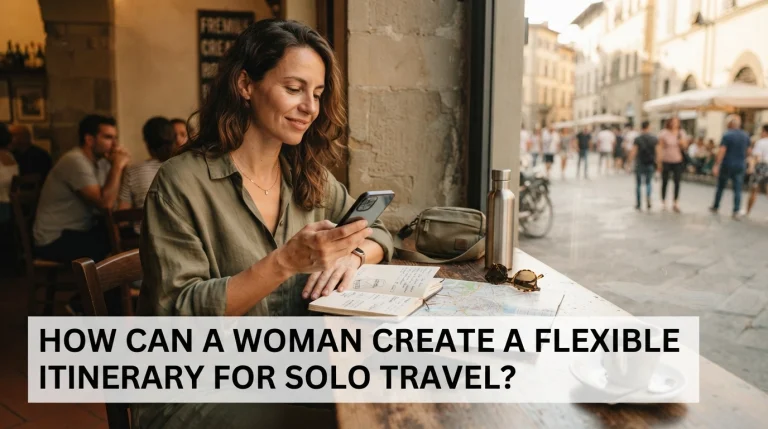 How Can a Woman Create a Flexible Itinerary for Solo Travel