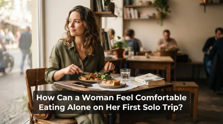 How Can a Woman Feel Comfortable Eating Alone on Her First Solo Trip