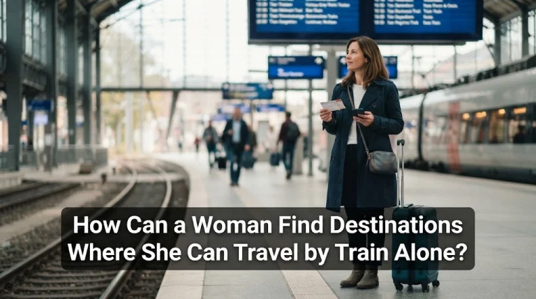 How Can a Woman Find Destinations Where She Can Travel by Train Alone