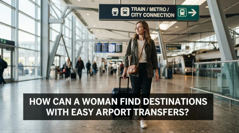 How Can a Woman Find Destinations With Easy Airport Transfers