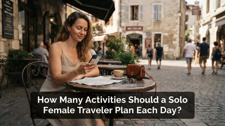 How Many Activities Should a Solo Female Traveler Plan Each Day