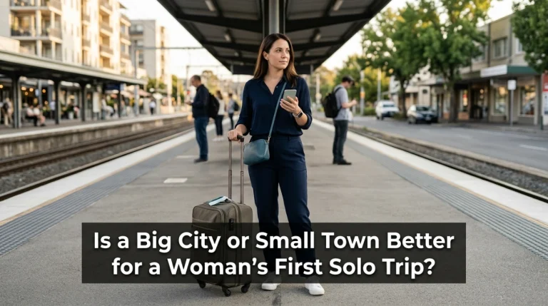 Is a Big City or Small Town Better for a Woman’s First Solo Trip