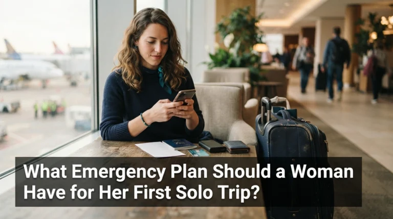 What Emergency Plan Should a Woman Have for Her First Solo Trip