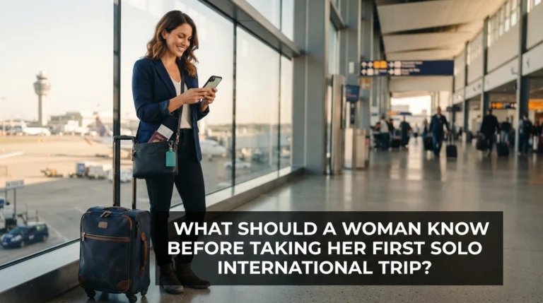 What Should a Woman Know Before Taking Her First Solo International Trip