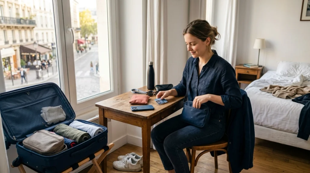 First-time female traveler preparing for a manageable four-to-five-day solo city trip.