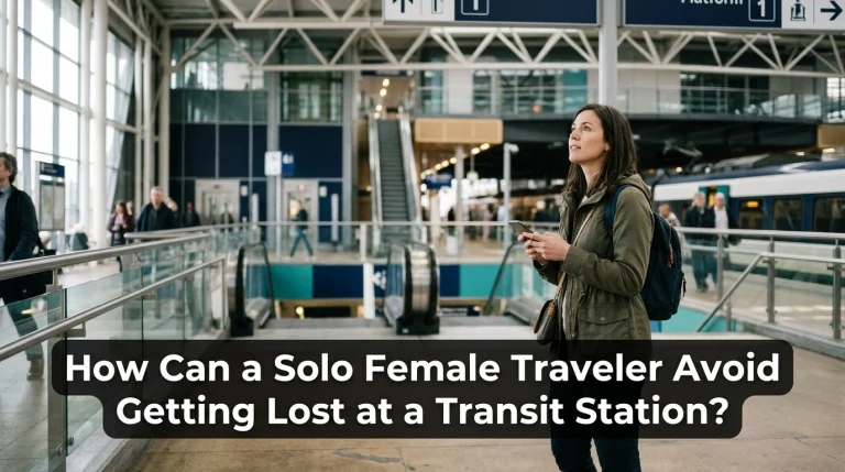 How Can a Solo Female Traveler Avoid Getting Lost at a Transit Station