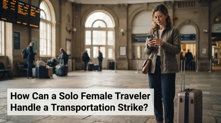 How Can a Solo Female Traveler Handle a Transportation Strike