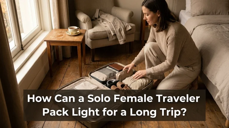 How Can a Solo Female Traveler Pack Light for a Long Trip