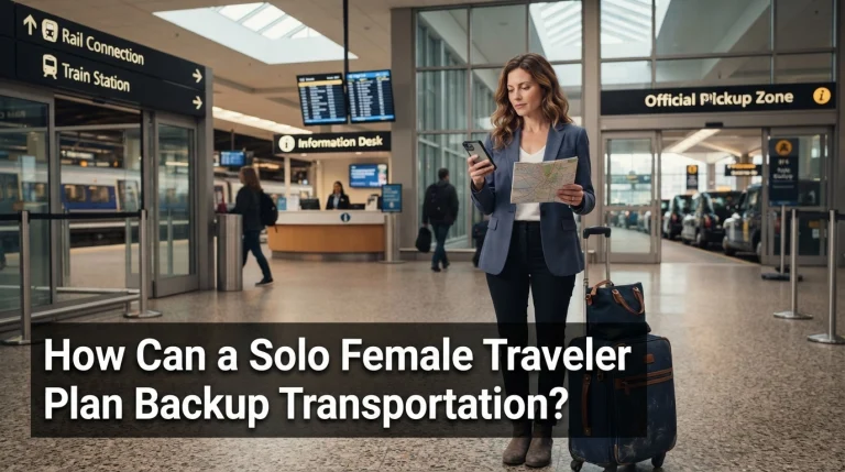 How Can a Solo Female Traveler Plan Backup Transportation