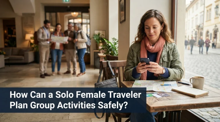 How Can a Solo Female Traveler Plan Group Activities Safely