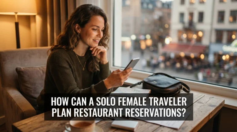 How Can a Solo Female Traveler Plan Restaurant Reservations