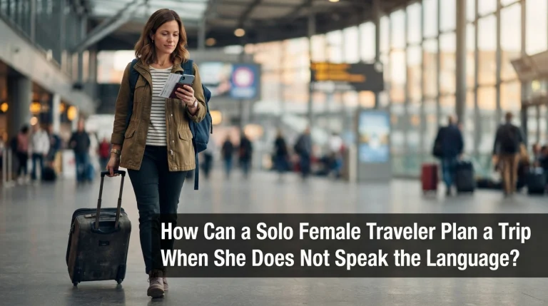 How Can a Solo Female Traveler Plan a Trip When She Does Not Speak the Language