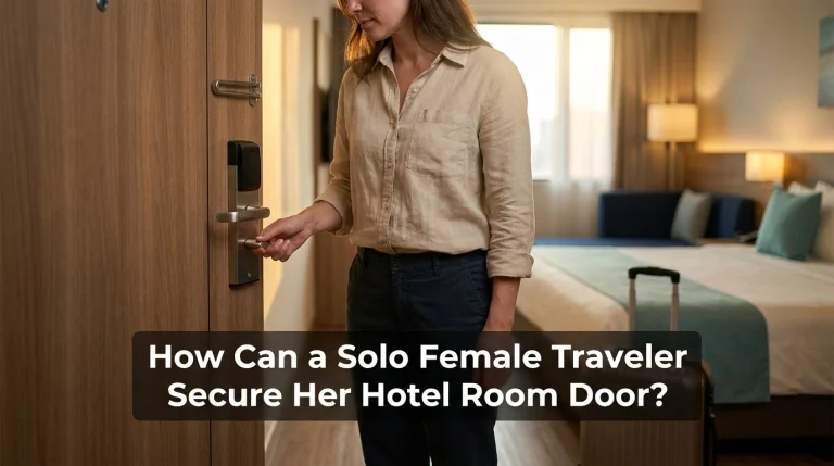 How Can a Solo Female Traveler Secure Her Hotel Room Door