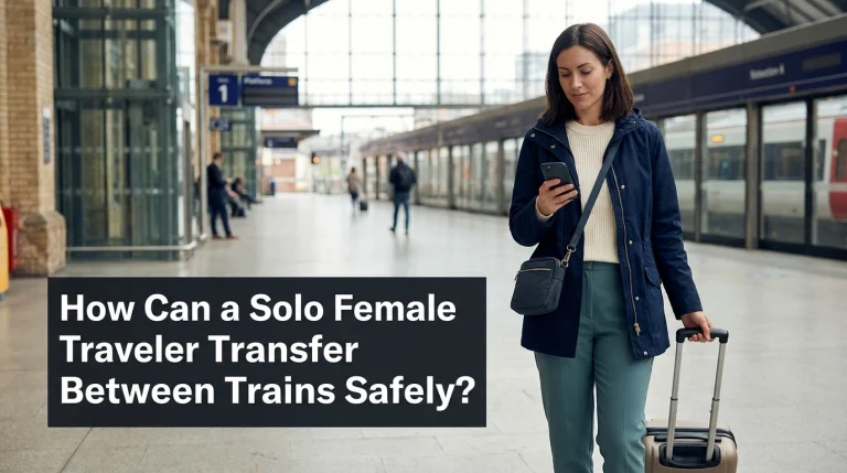 How Can a Solo Female Traveler Transfer Between Trains Safely