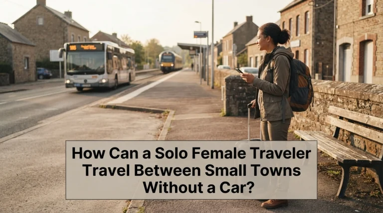 How Can a Solo Female Traveler Travel Between Small Towns Without a Car