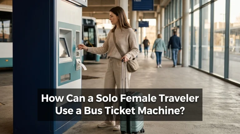 How Can a Solo Female Traveler Use a Bus Ticket Machine