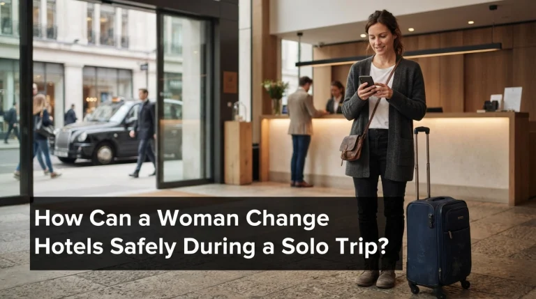 How Can a Woman Change Hotels Safely During a Solo Trip