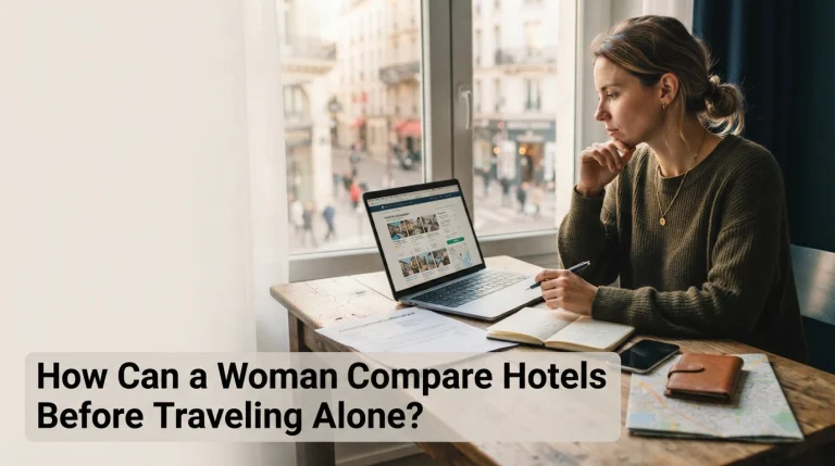 How Can a Woman Compare Hotels Before Traveling Alone