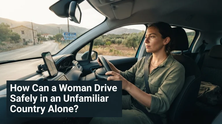 How Can a Woman Drive Safely in an Unfamiliar Country Alone
