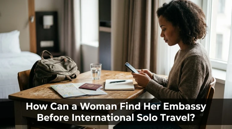 How Can a Woman Find Her Embassy Before International Solo Travel