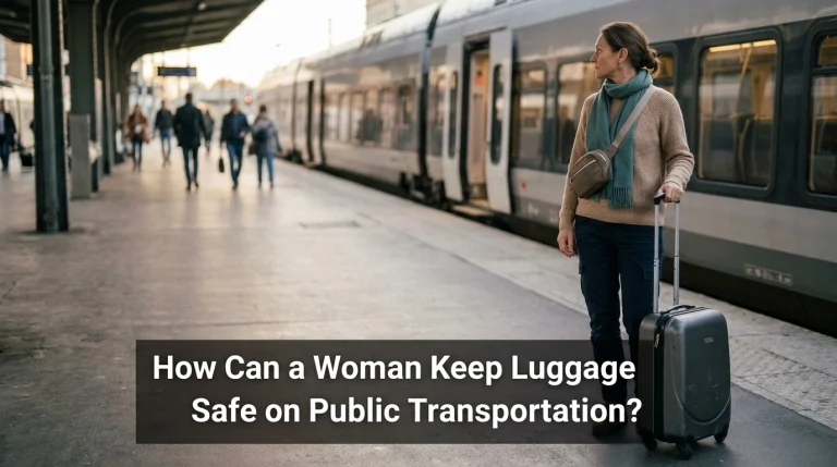How Can a Woman Keep Luggage Safe on Public Transportation