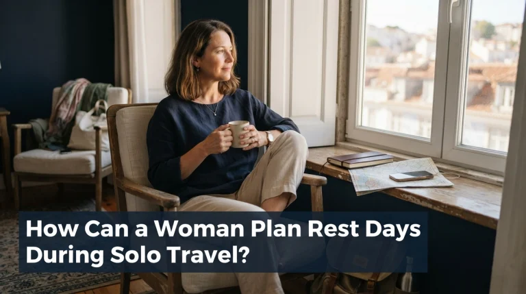 How Can a Woman Plan Rest Days During Solo Travel