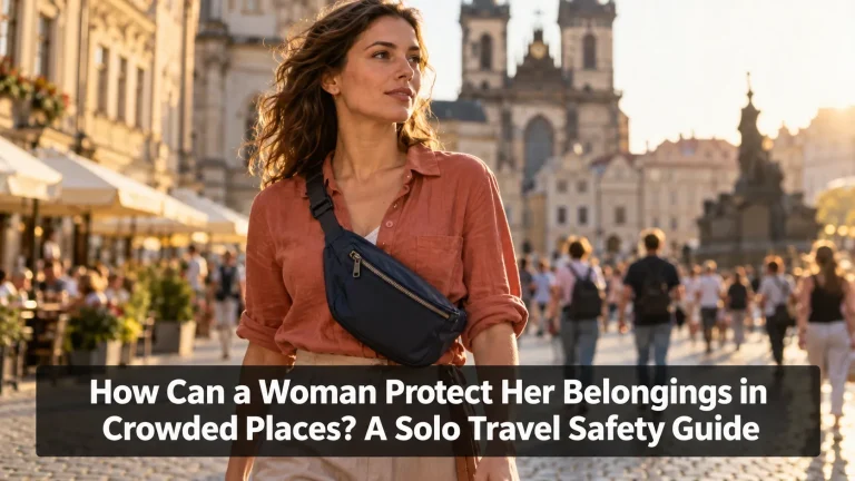 How Can a Woman Protect Her Belongings in Crowded Places