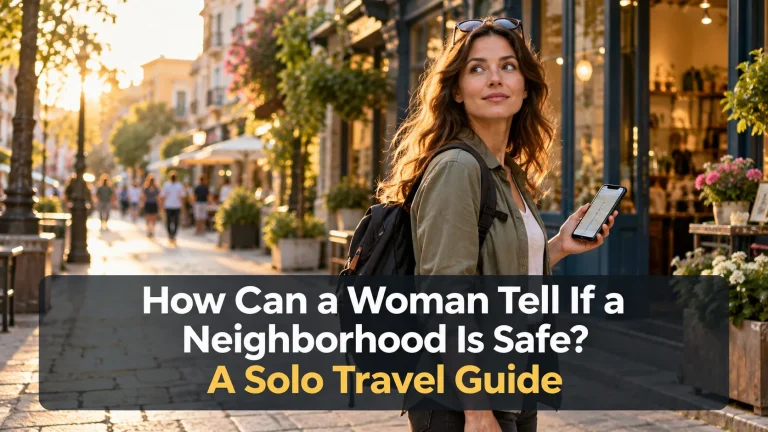 How Can a Woman Tell If a Neighborhood Is Safe