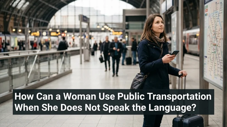 How Can a Woman Use Public Transportation When She Does Not Speak the Language