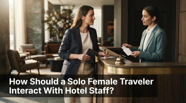 How Should a Solo Female Traveler Interact With Hotel Staff