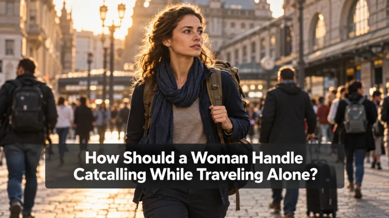 How Should a Woman Handle Catcalling While Traveling Alone