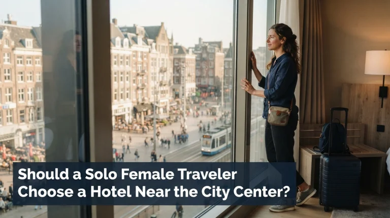 Should a Solo Female Traveler Choose a Hotel Near the City Center