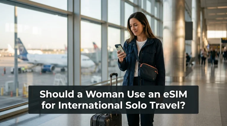 Should a Woman Use an eSIM for International Solo Travel