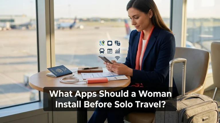 What Apps Should a Woman Install Before Solo Travel