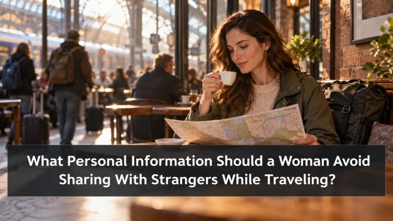What Personal Information Should a Woman Avoid Sharing With Strangers While Traveling